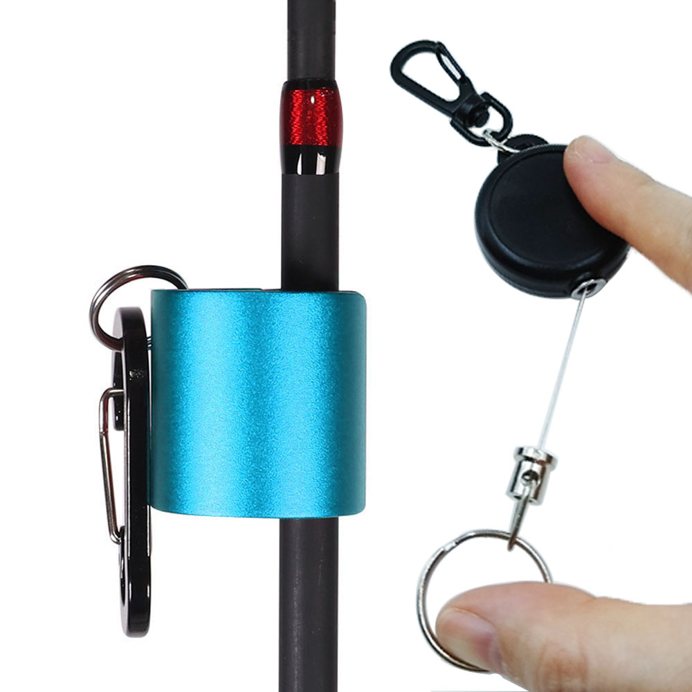 Fishing Rod Fly - مشبك قابل للارتداء لعصا الصيد مع