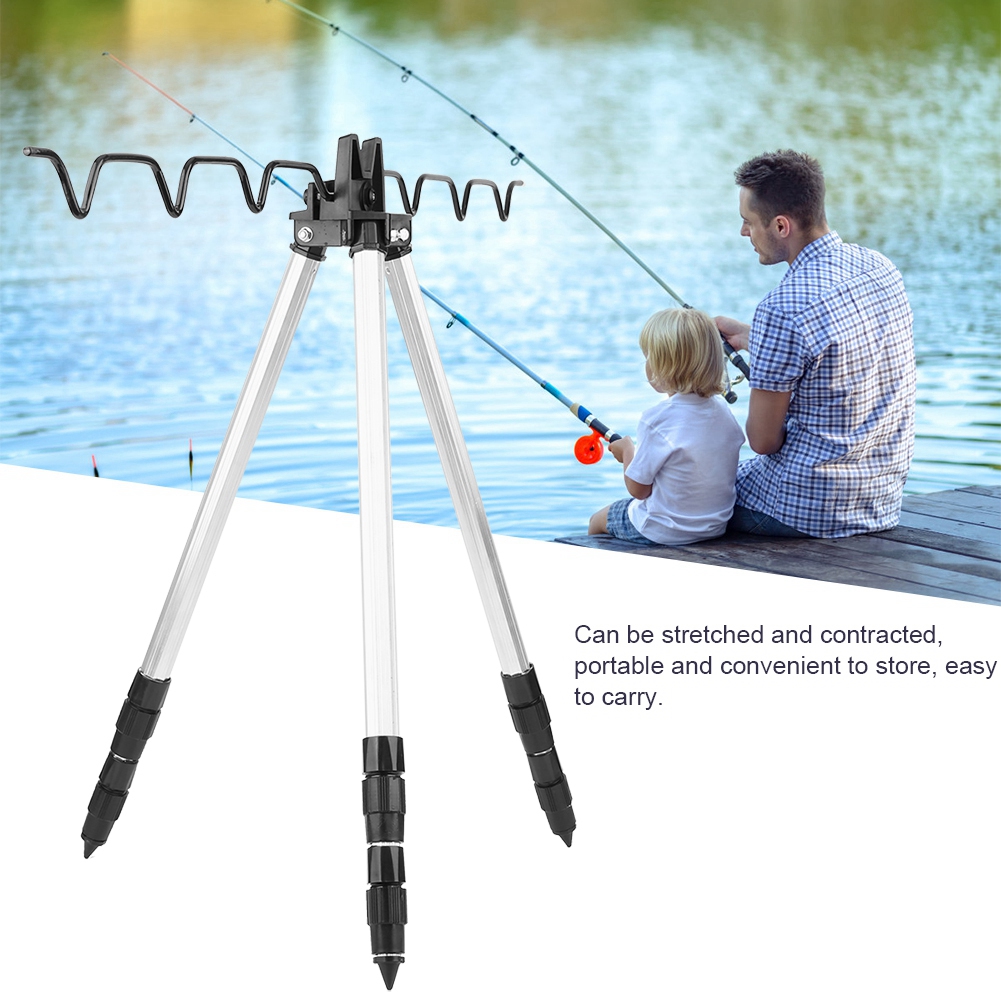 Fishing Rod Casting - قصبة صيد خشبية حامل ثلاثي القوائم
