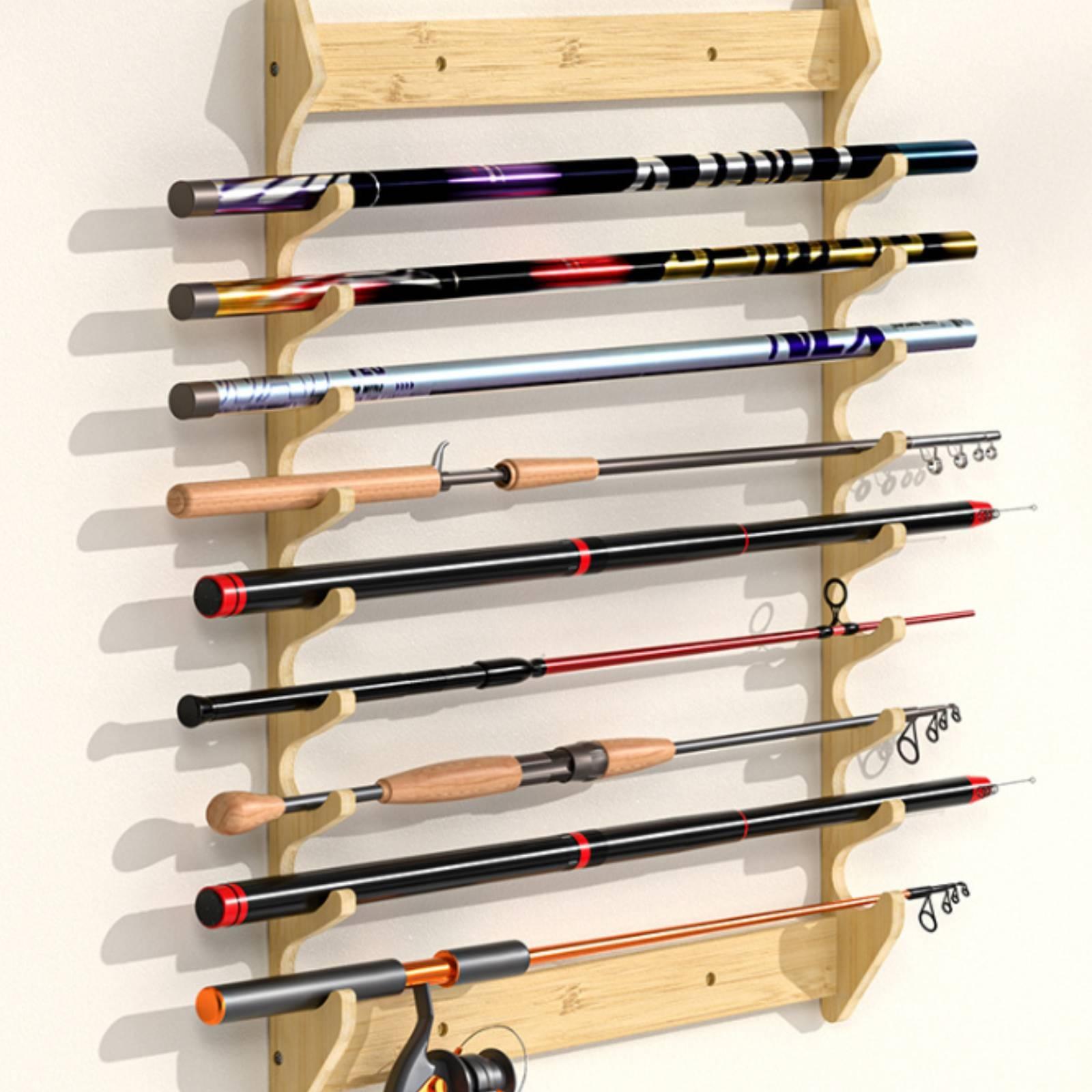 Fishing Rod Rack - حامل قصبة صيد من الخيزران، حامل
