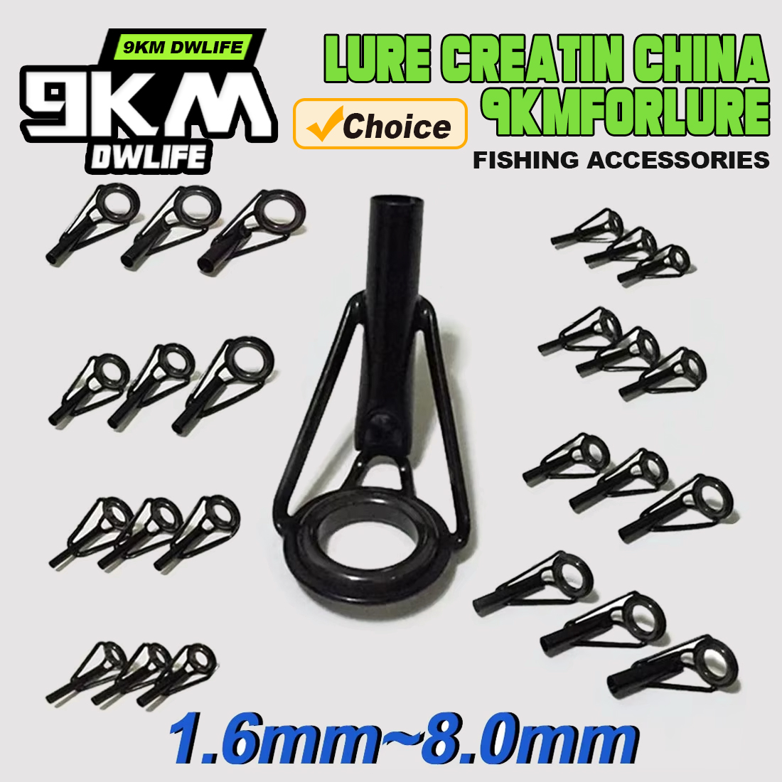 Fishing Rod Tip Replacement - 5 قطعة الصيد رود تلميح أدلة