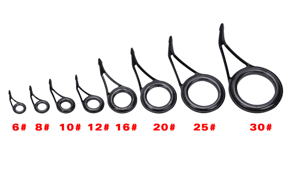 الصيد رود دليل حلقة الفولاذ ال - مراجعة Fishing Rod Building Kit وسعره