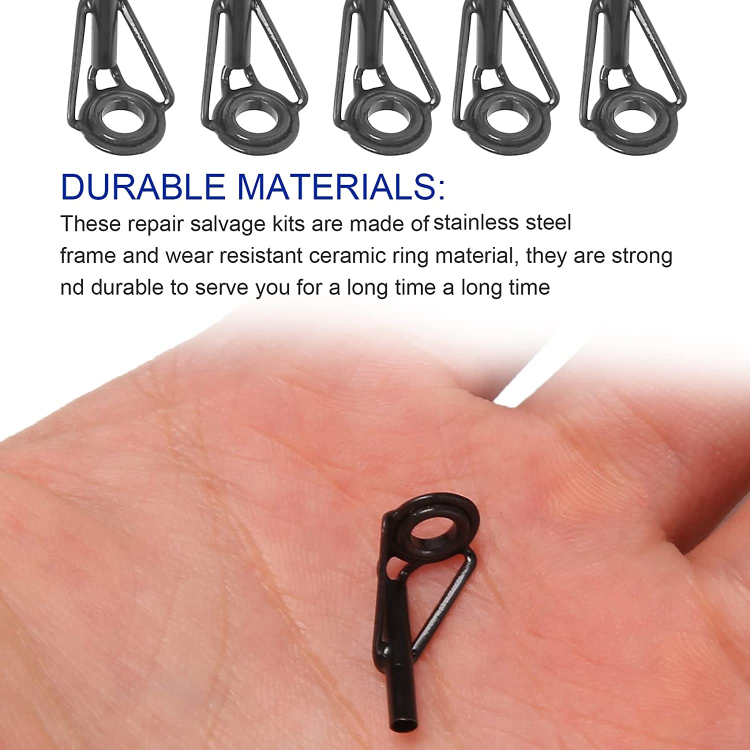 طقم إصلاح طرف صنارة الصيد A69P - مراجعة Fishing Rod Tip Replacement وسعره