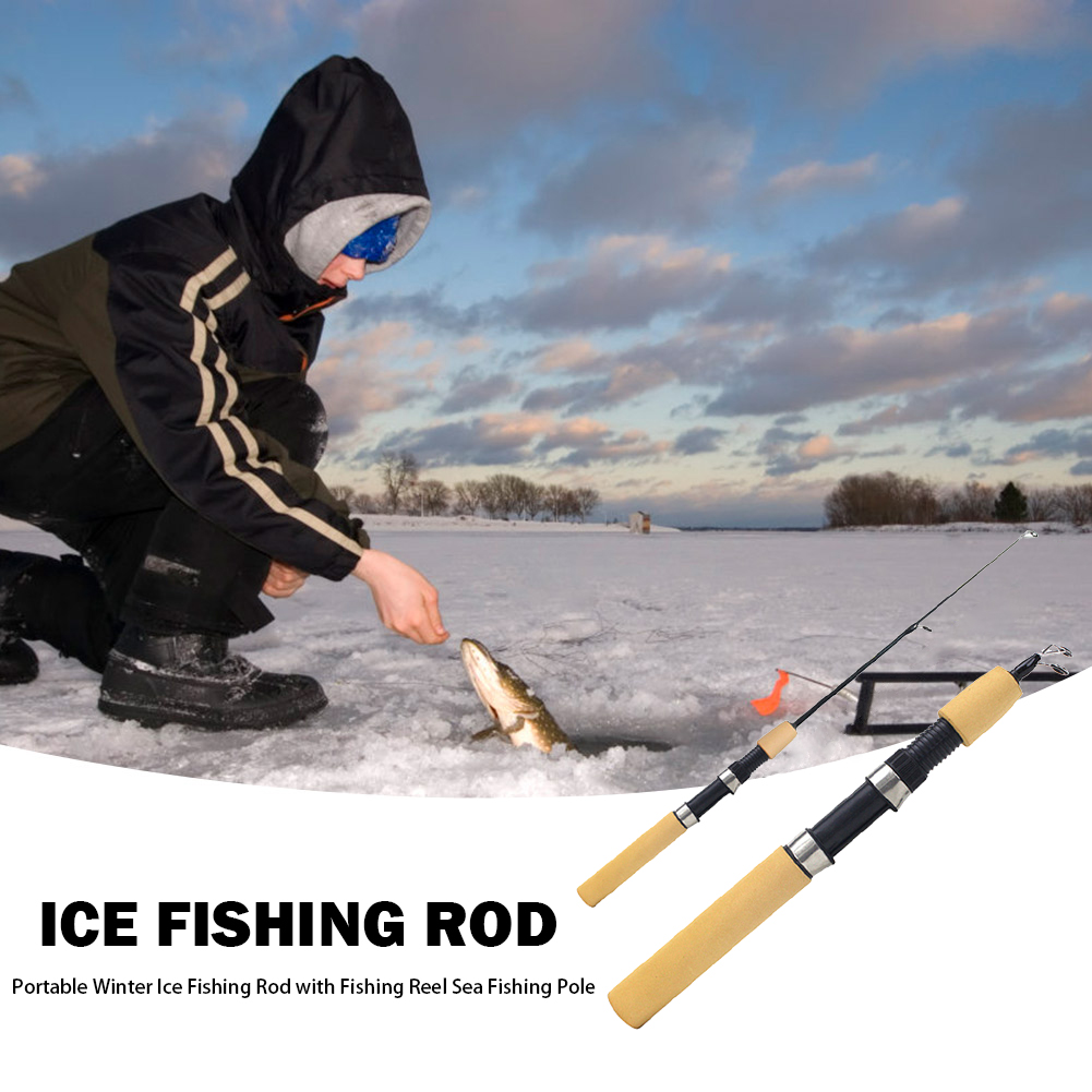 قصبة صيد الأسماك على الجليد مح - مراجعة Fishing Rod Ice وسعره