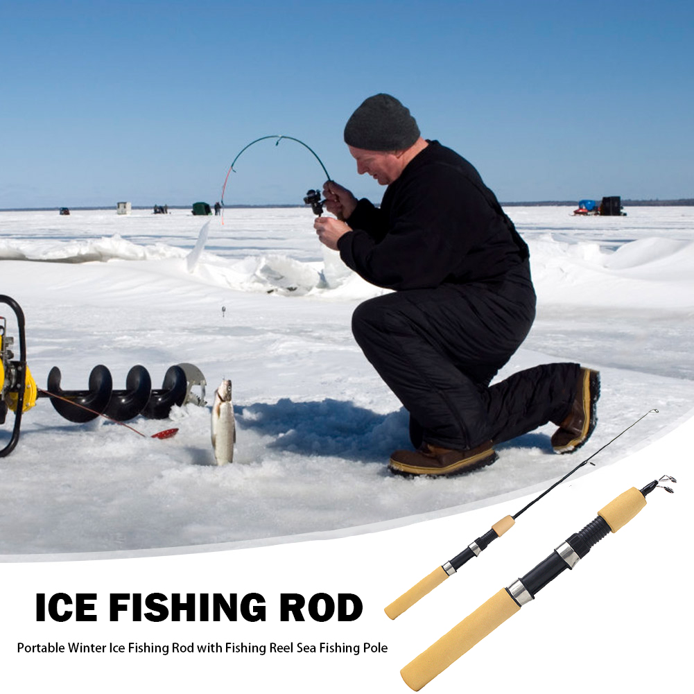 قصبة صيد الأسماك على الجليد مح - مراجعة Fishing Rod Ice وسعره