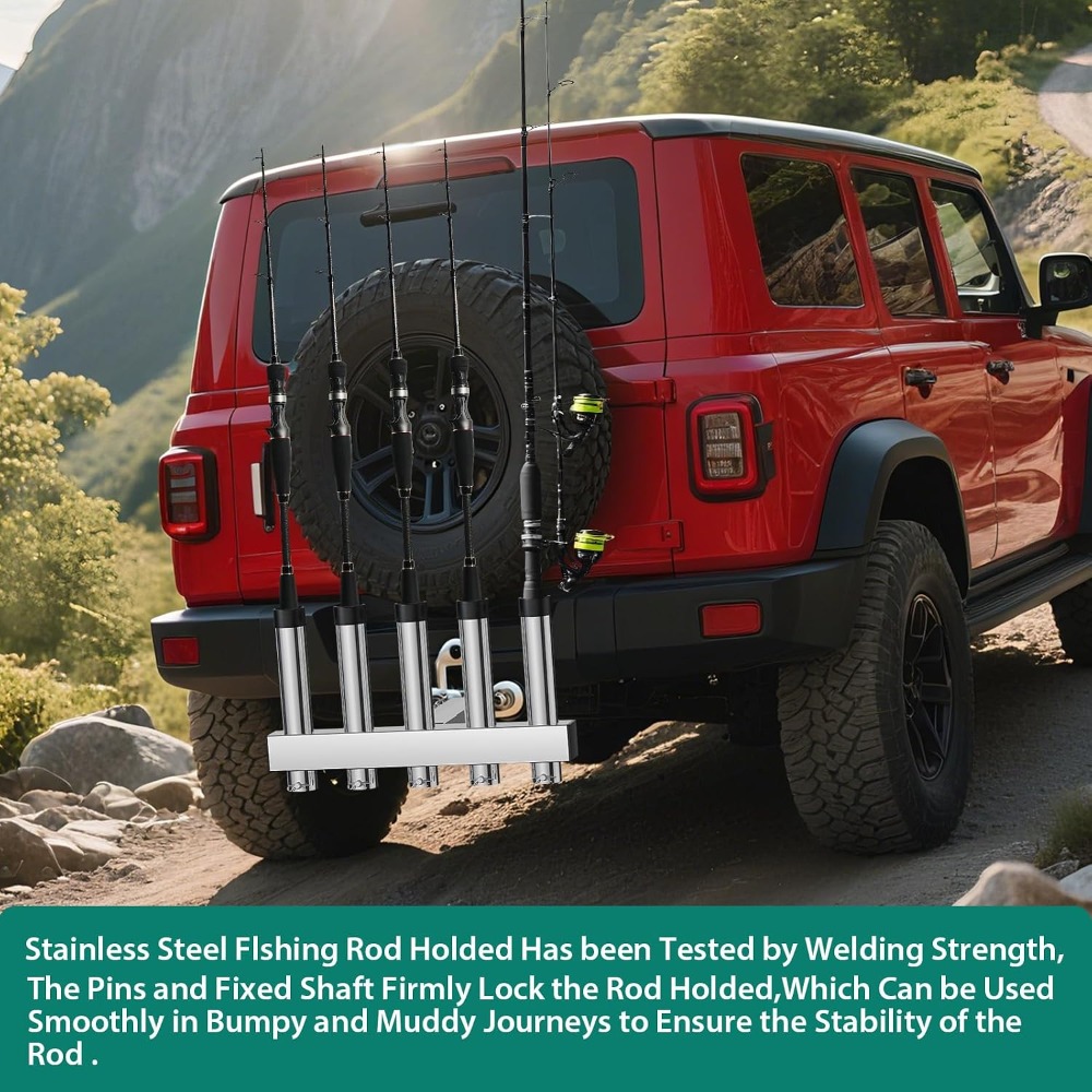 حامل صنارة صيد يثبت على مقبض ا - مراجعة Fishing Rod Rack وسعره