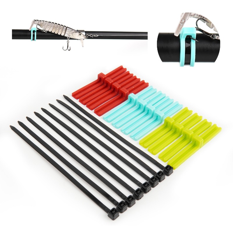 خطاف تعليق طعم السيليكون ​   - - مراجعة Fishing Rod Combo وسعره