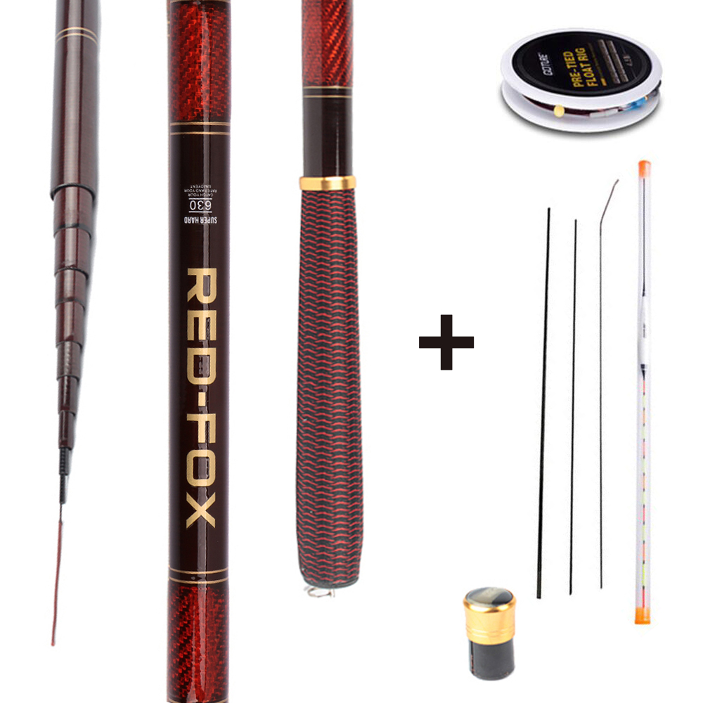 Goture ألياف الكربون تلسكوبي م - مراجعة Fishing Rod Tip Replacement وسعره
