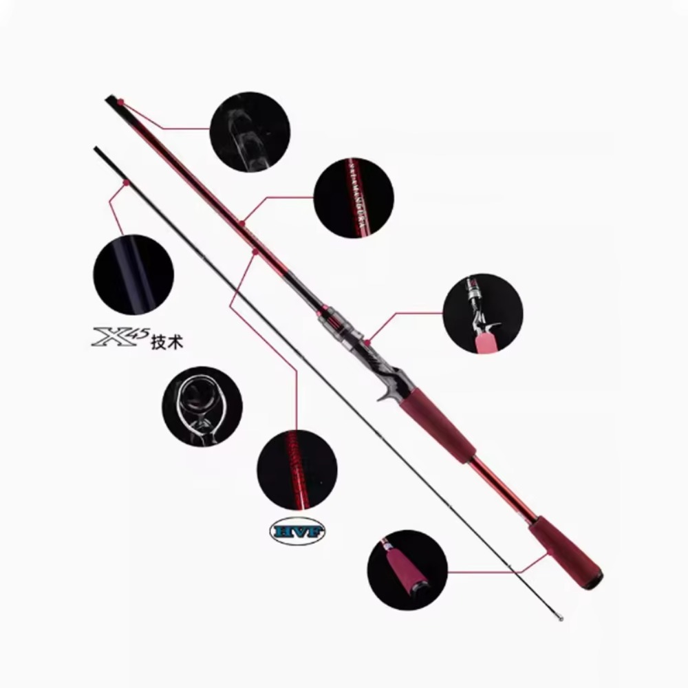 قصبة صيد من ألياف الكربون للصي - مراجعة Fishing Rod Casting وسعره