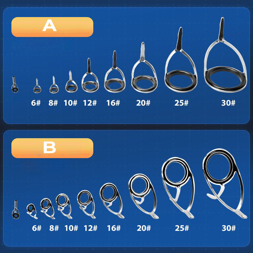 حلقات سيراميك لقضيب الصيد ، حل - مراجعة Fishing Rod Tip Replacement وسعره