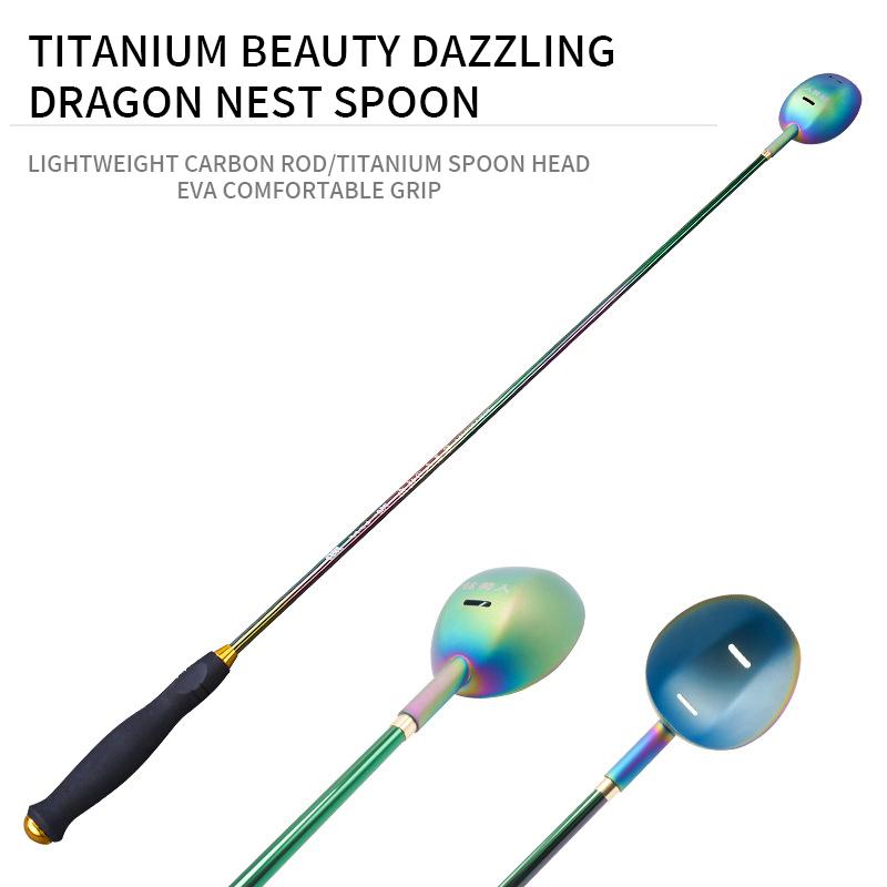 قاذف الطعم ZYZHE برأس من التيت - مراجعة Fishing Rod Carbon Fiber وسعره