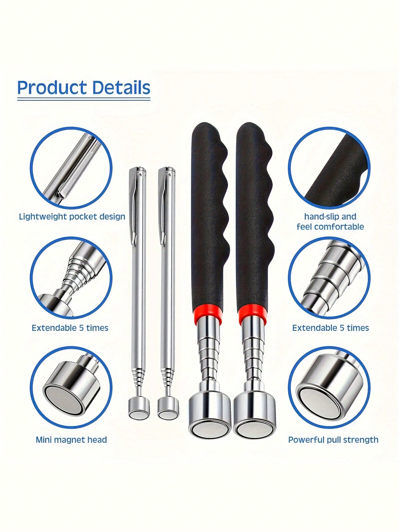 أداة التقاط مغناطيسية قابلة لل - مراجعة Fishing Rod Telescopic وسعره