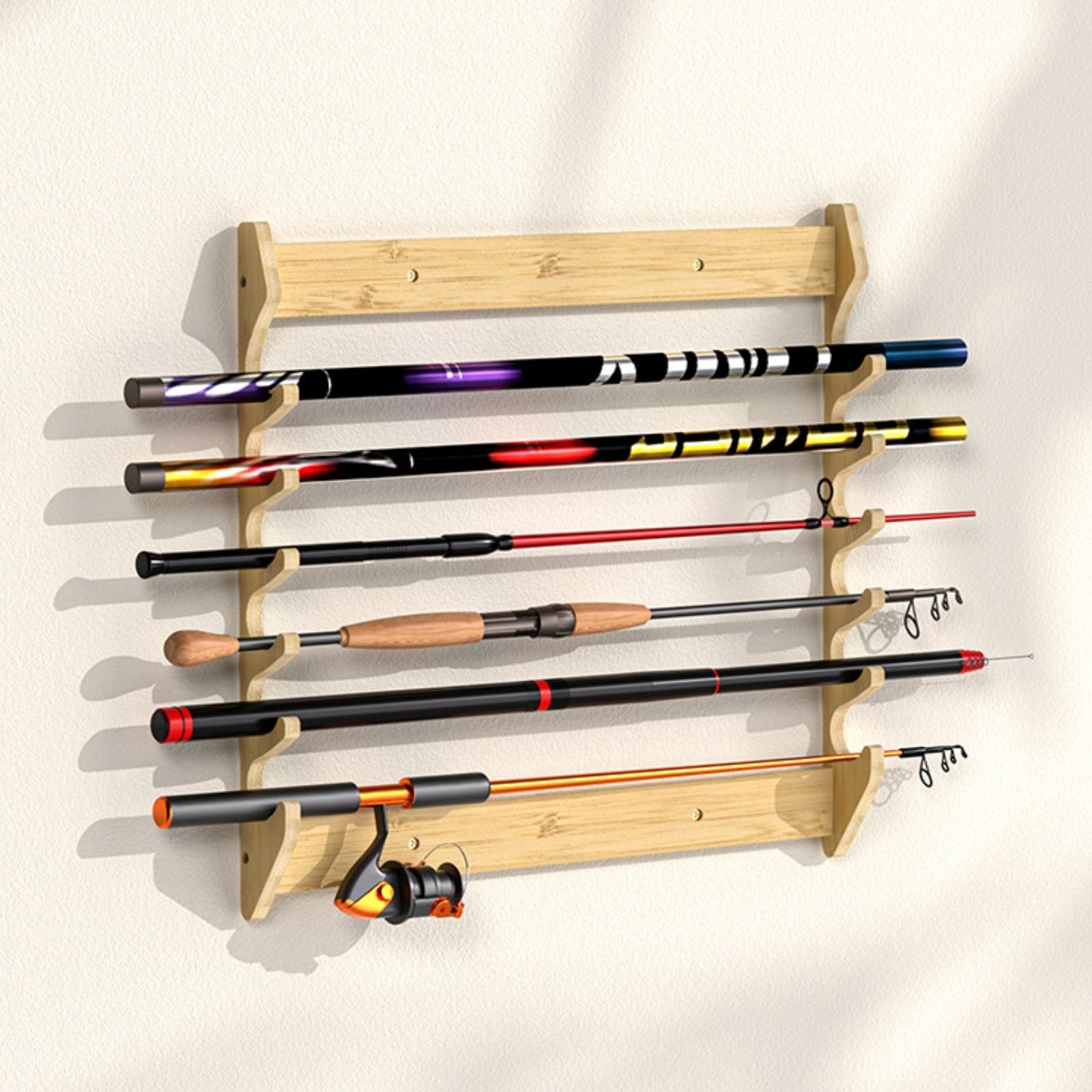 حامل قصبة صيد من الخيزران، حام - مراجعة Fishing Rod Rack وسعره
