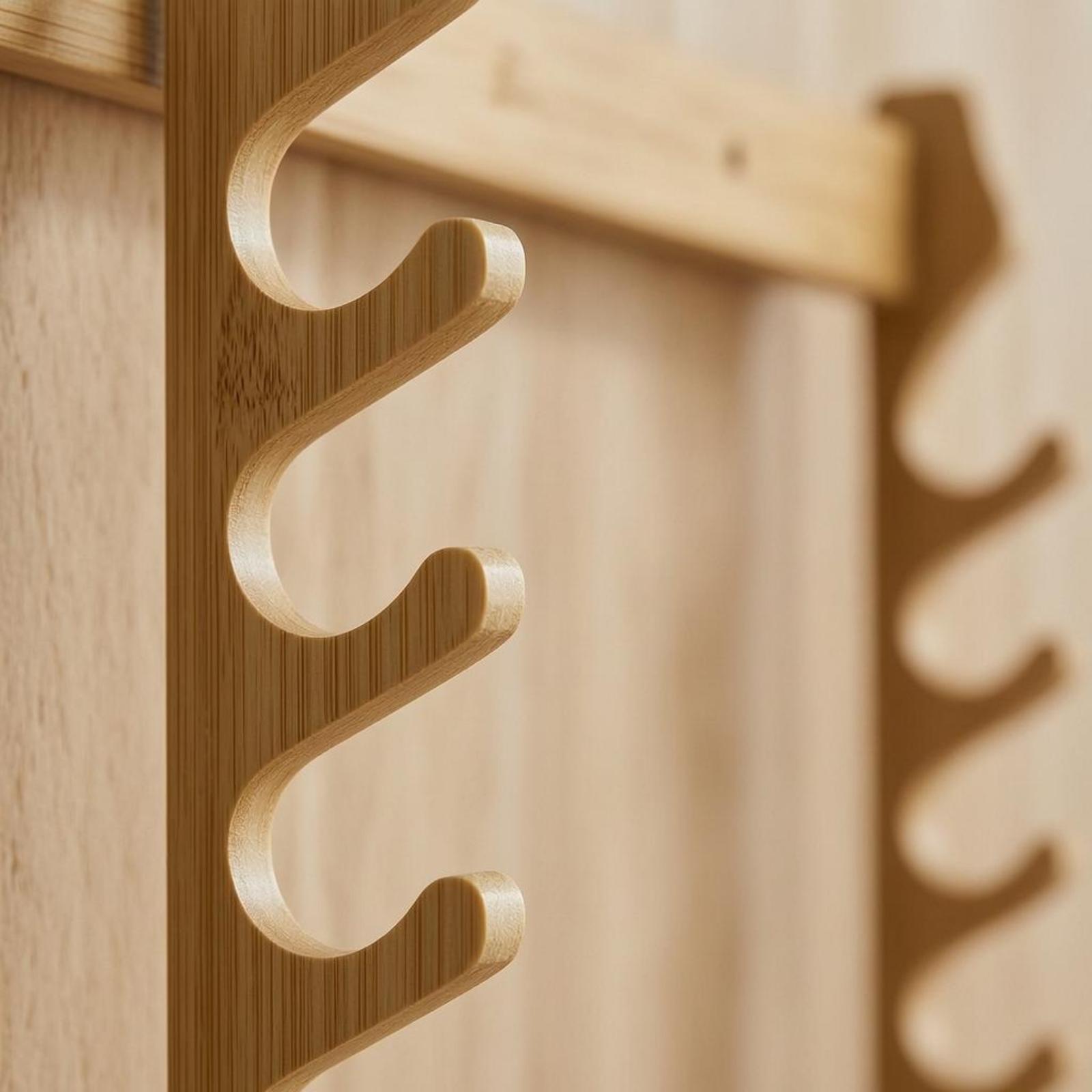 حامل قصبة صيد من الخيزران، حام - مراجعة Fishing Rod Rack وسعره