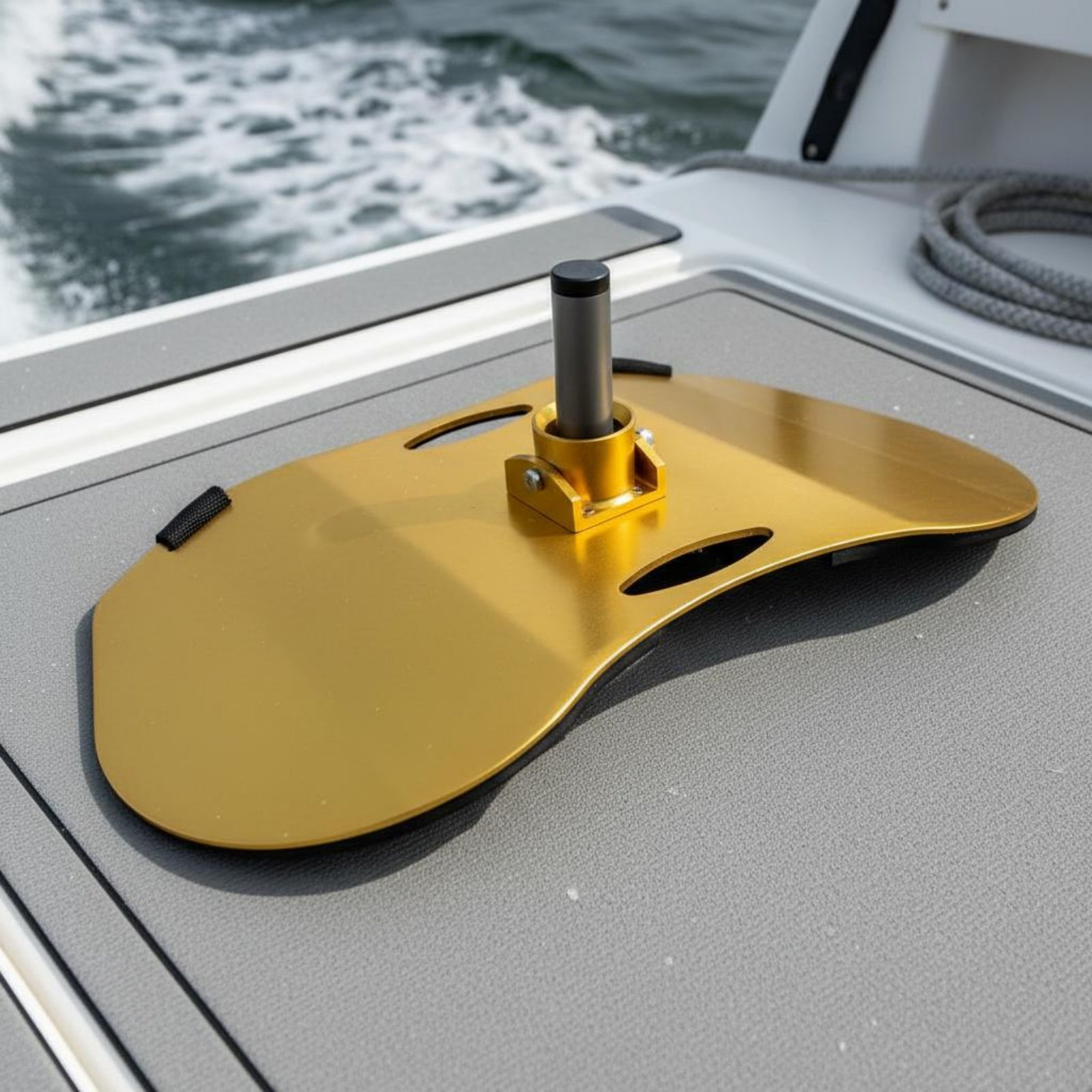 حامل صنارة صيد بحزام للخصر من  - مراجعة Fishing Rod Boat وسعره