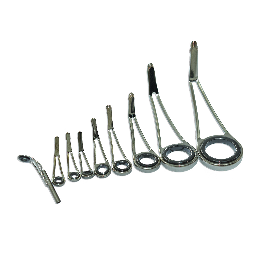 طقم 9 قطع من حلقات توجيه صنارة - مراجعة Fishing Rod Repair Kit وسعره