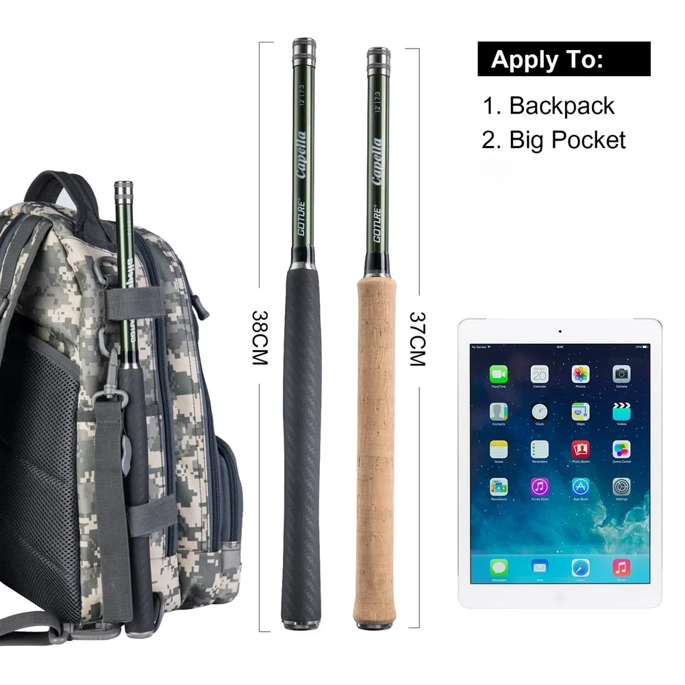 طقم صيد السمك بالذباب من جوتور - مراجعة Fishing Rod Combo وسعره