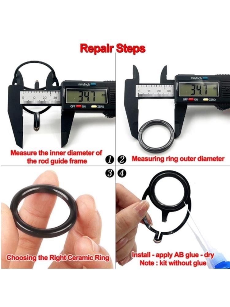 652F 40 قطعة الصيد رود السيرام - مراجعة Fishing Rod Tip Replacement وسعره